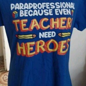PARAPROFESSIONAL Teaching Assist Autism Awareness TEACHER HERO Educator T-Shirt